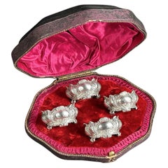 Rare English Salt Cellars by WALKER & HALL, Sheffield