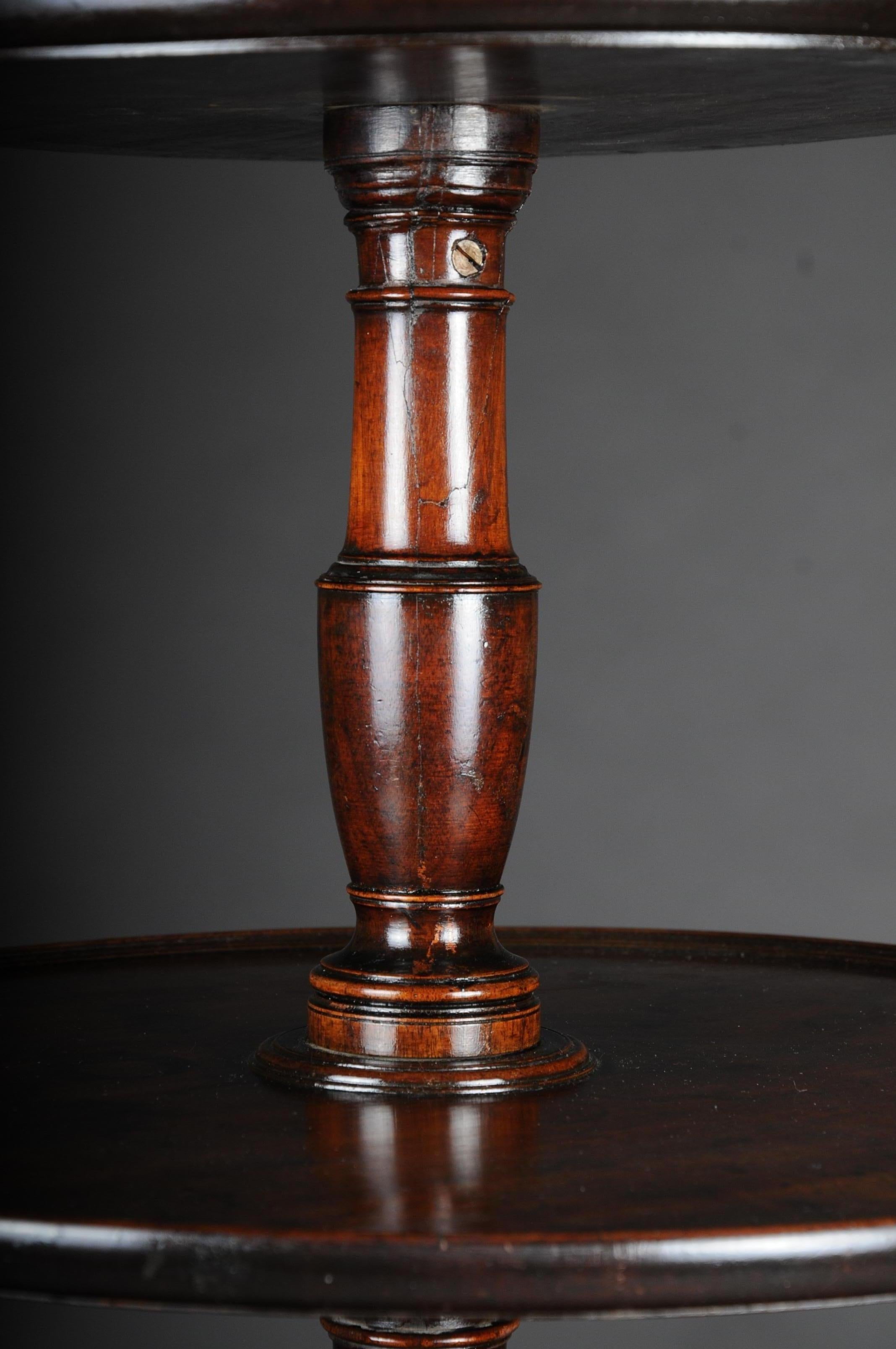 Rare table d'appoint ou étagère anglaise, victorienne, 19e siècle, en acajou en vente 2