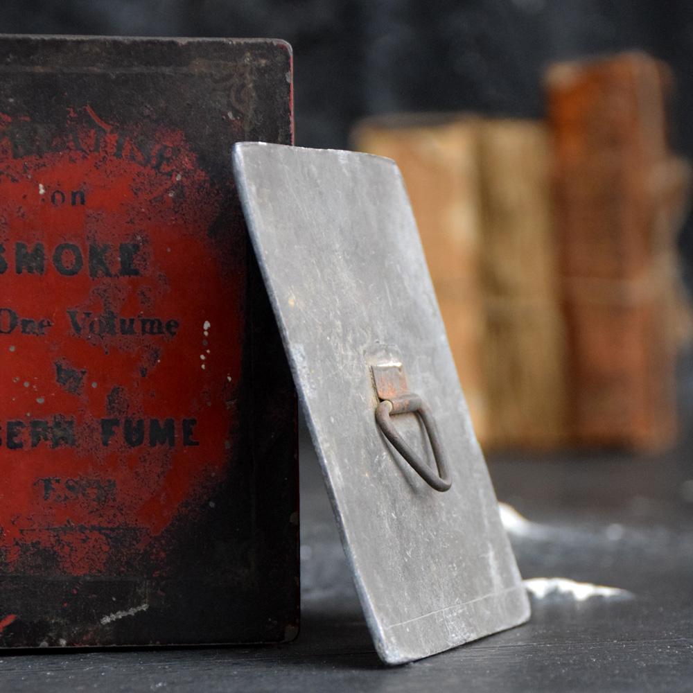 Rare English Tobacco Book Tin, circa 1840 2