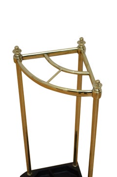 Rare English Victorian Corner Umbrella Stand