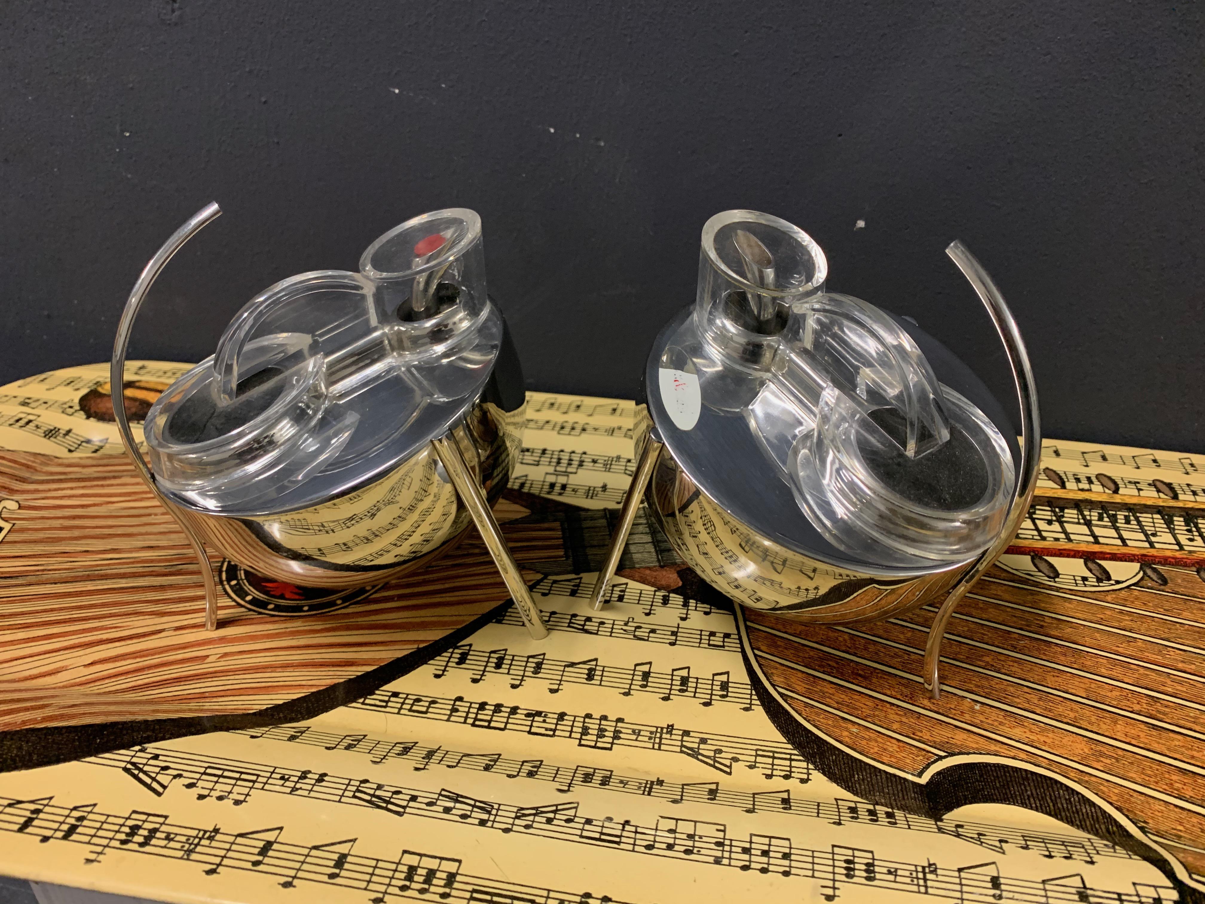 Rare Enzo Mari Opasis Vinegar and Oil Vessels 6
