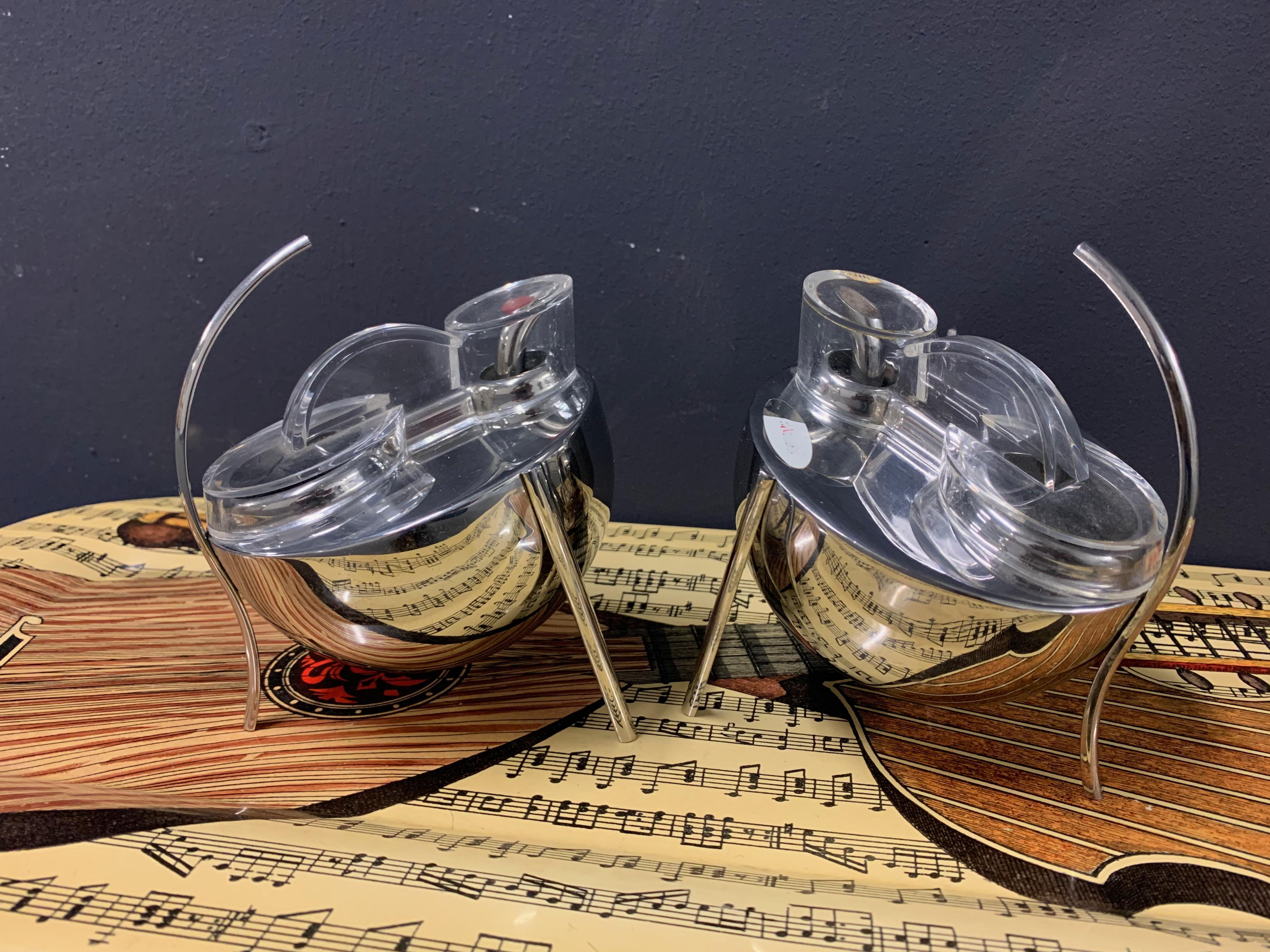 Rare Enzo Mari Opasis Vinegar and Oil Vessels 7