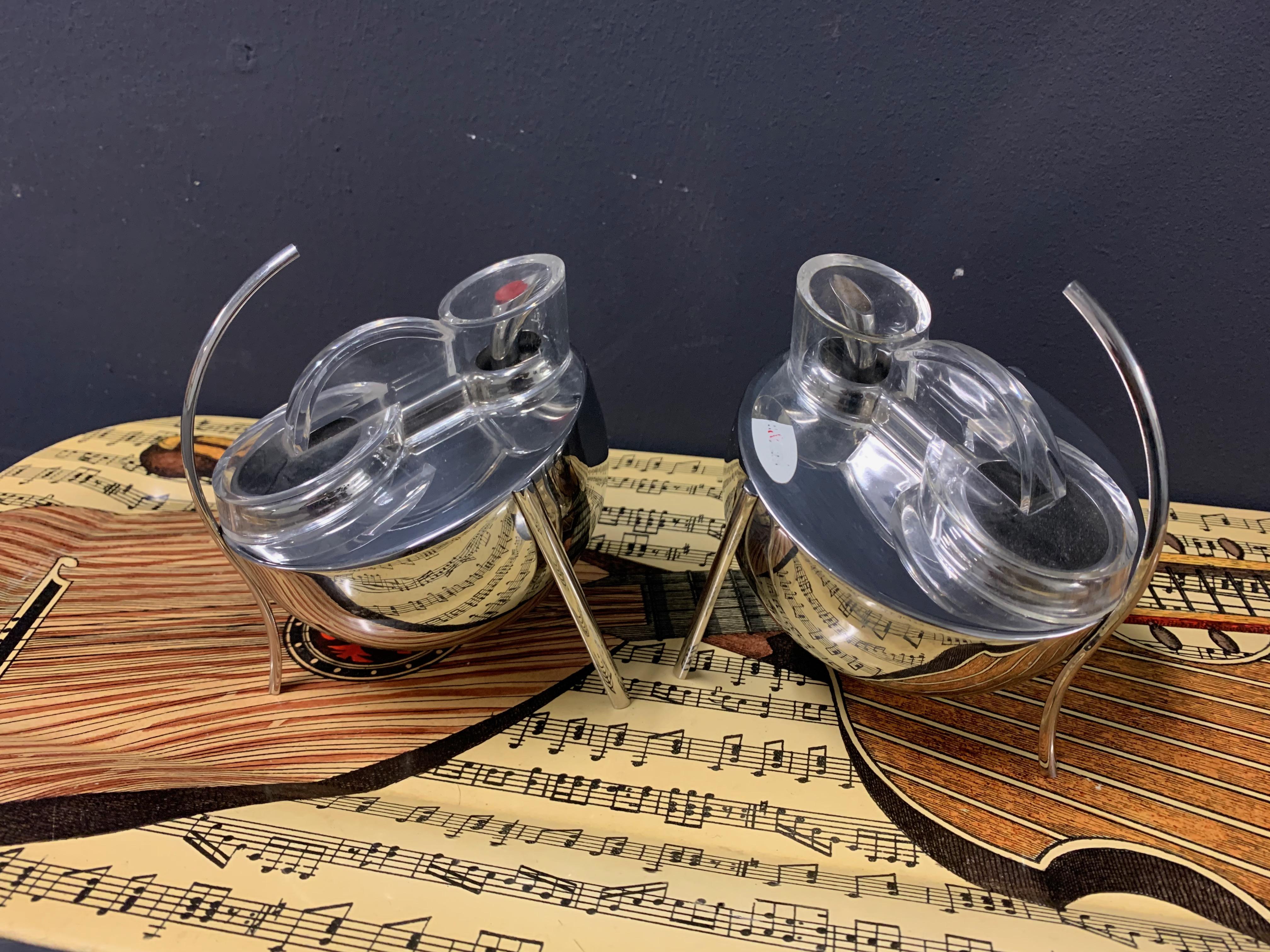 Rare Enzo Mari Opasis Vinegar and Oil Vessels 8