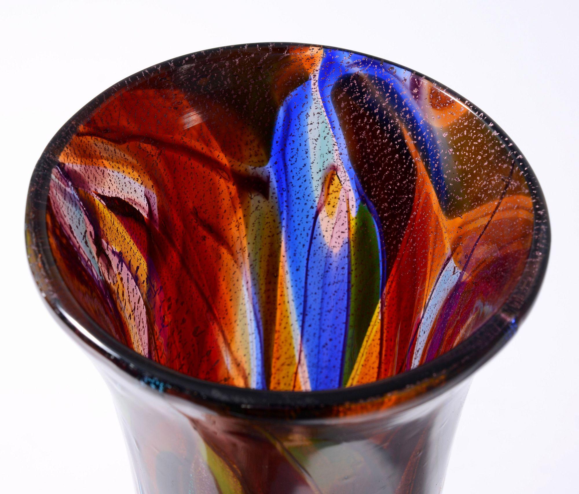 Mid-Century Modern Rare Ercole Barovier ORIENTE Vase, Murano