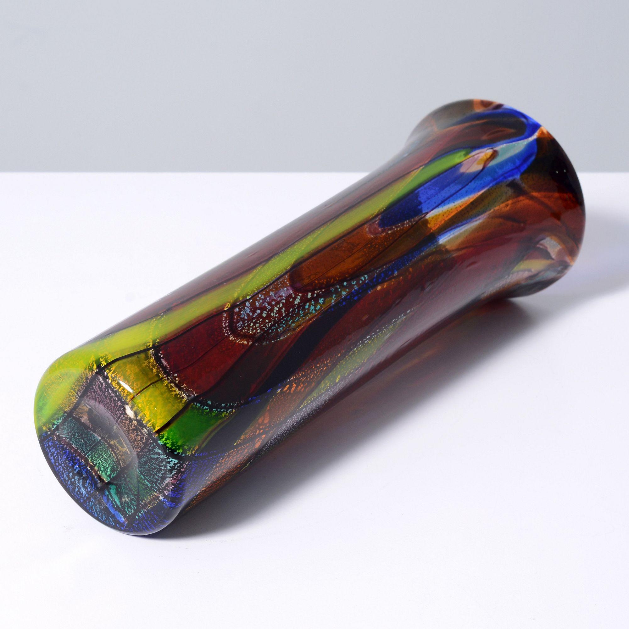 Rare Ercole Barovier ORIENTE Vase, Murano In Good Condition In Lake Worth Beach, FL