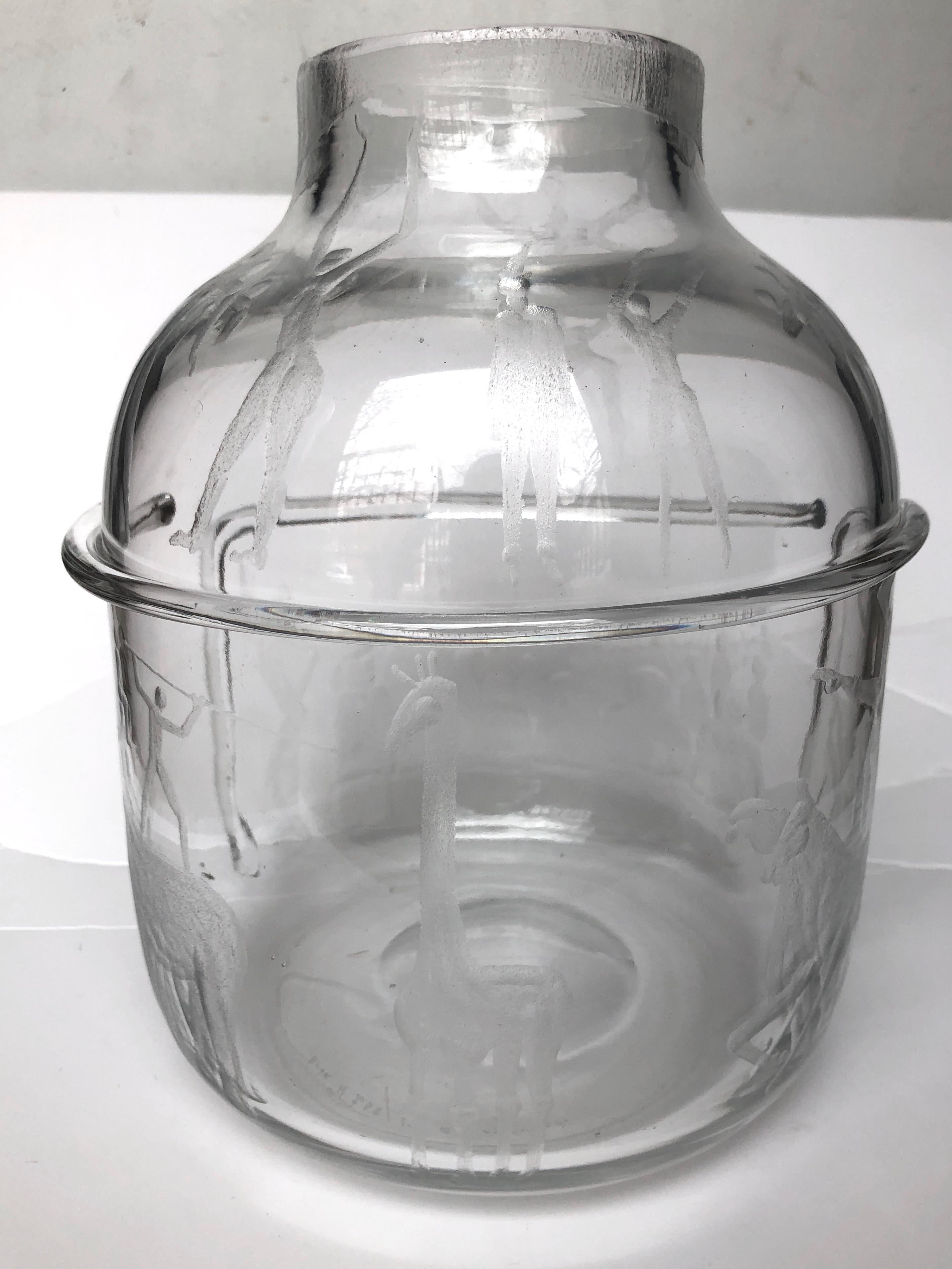 Seltene Erik Hoglund Cirkus-Vase im Angebot 2