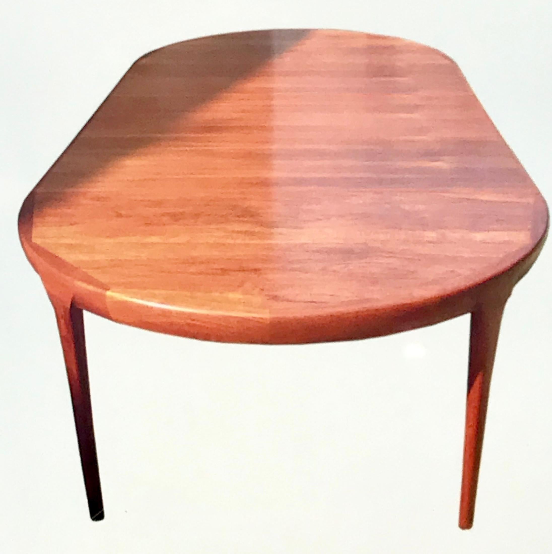 Mid-Century Modern Rare Erik Worts - Danish Modern Table, 1960s For Sale