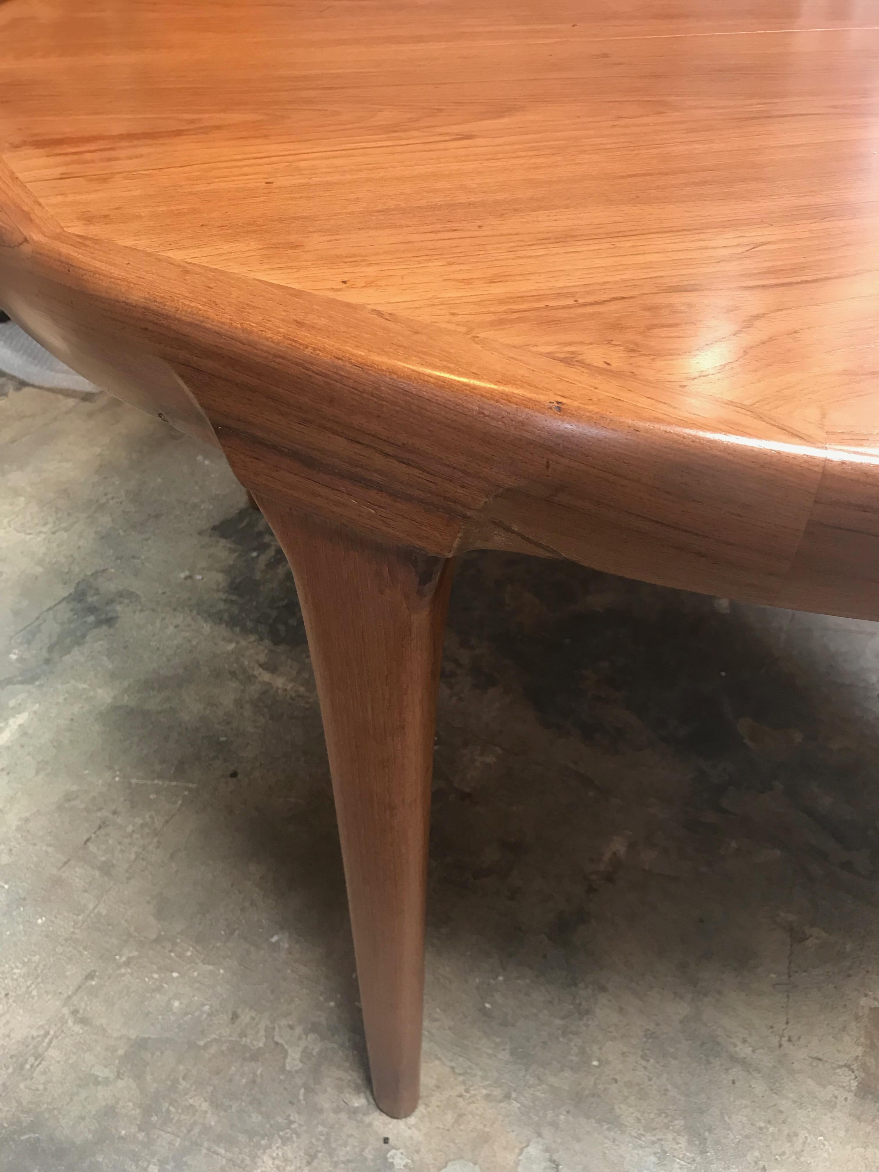 Teak Rare Erik Worts - Danish Modern Table, 1960s For Sale