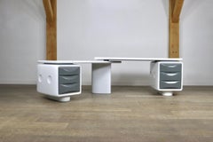 Rare Ernest Igl Jet Corner Writing Desk for Wilhelm Werndl, 1970s