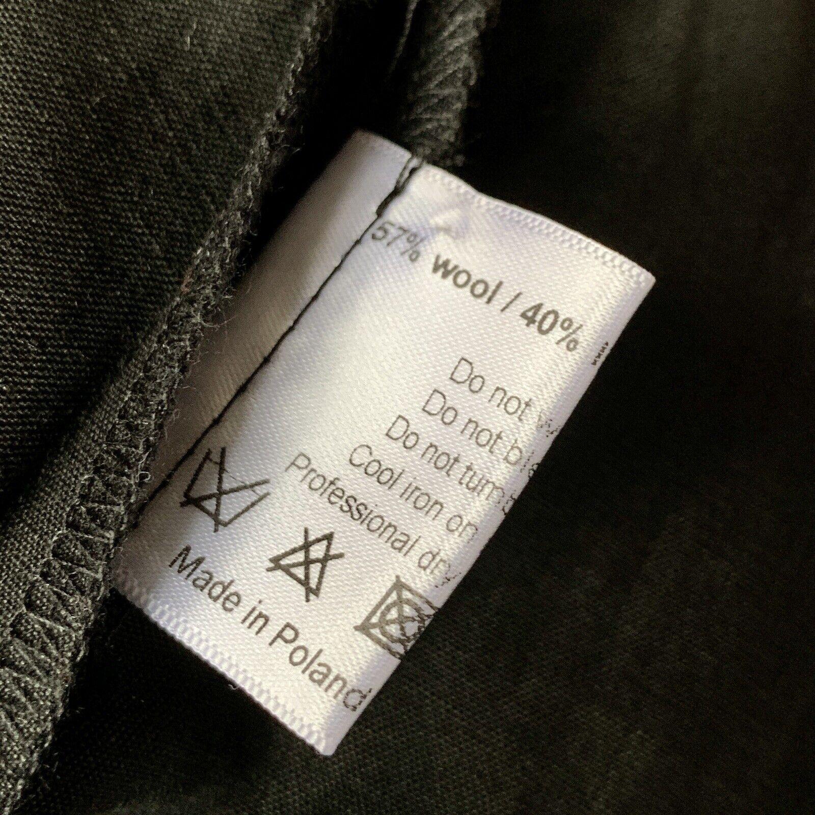 Rare ESKANDAR NWT Binish Jacket VIRGIN WOOL LINEN Paisley Black Size 1 For Sale 8