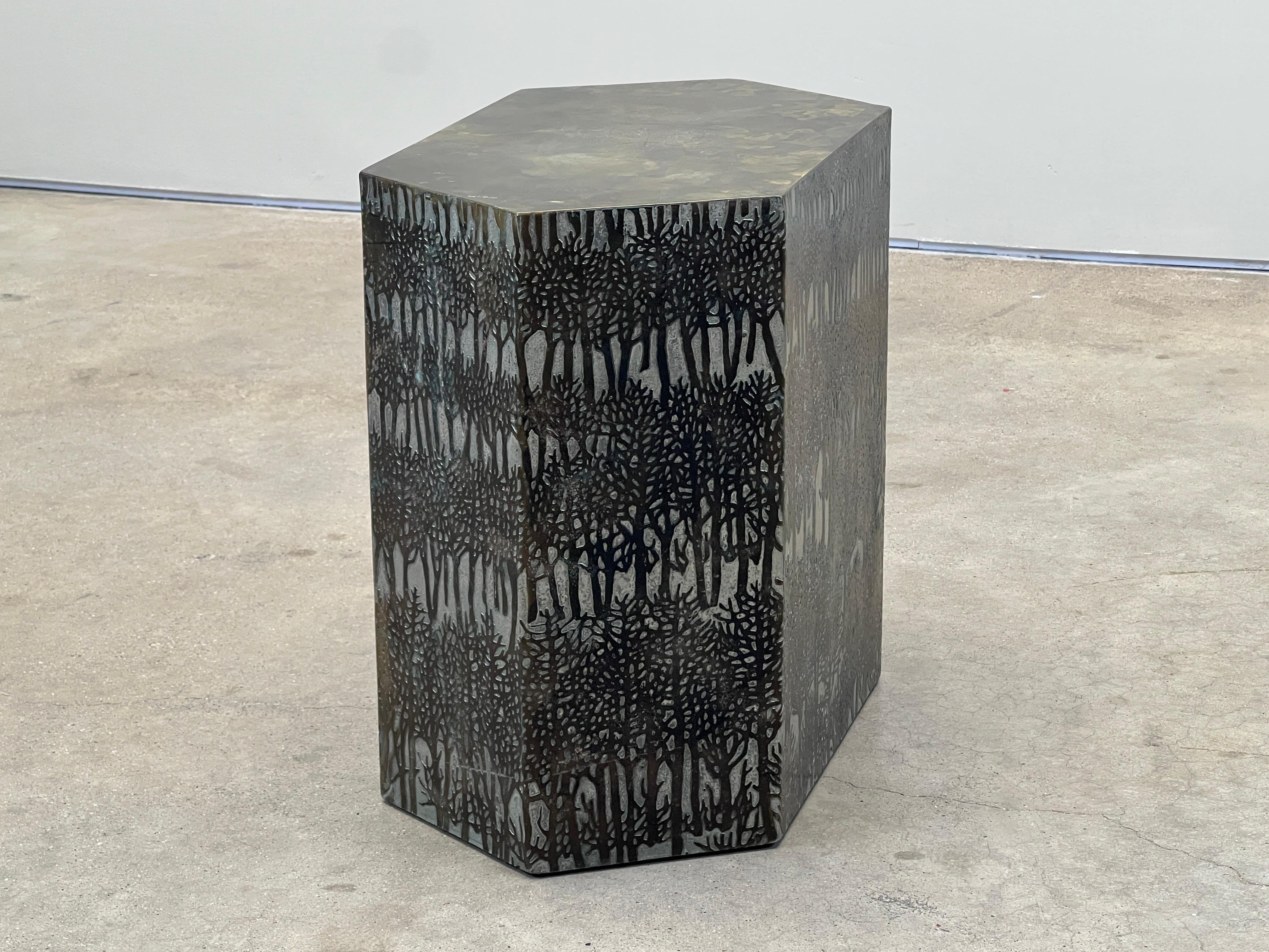 Rare Eternal Forest Side Table by Philip and Kelvin Laverne 5