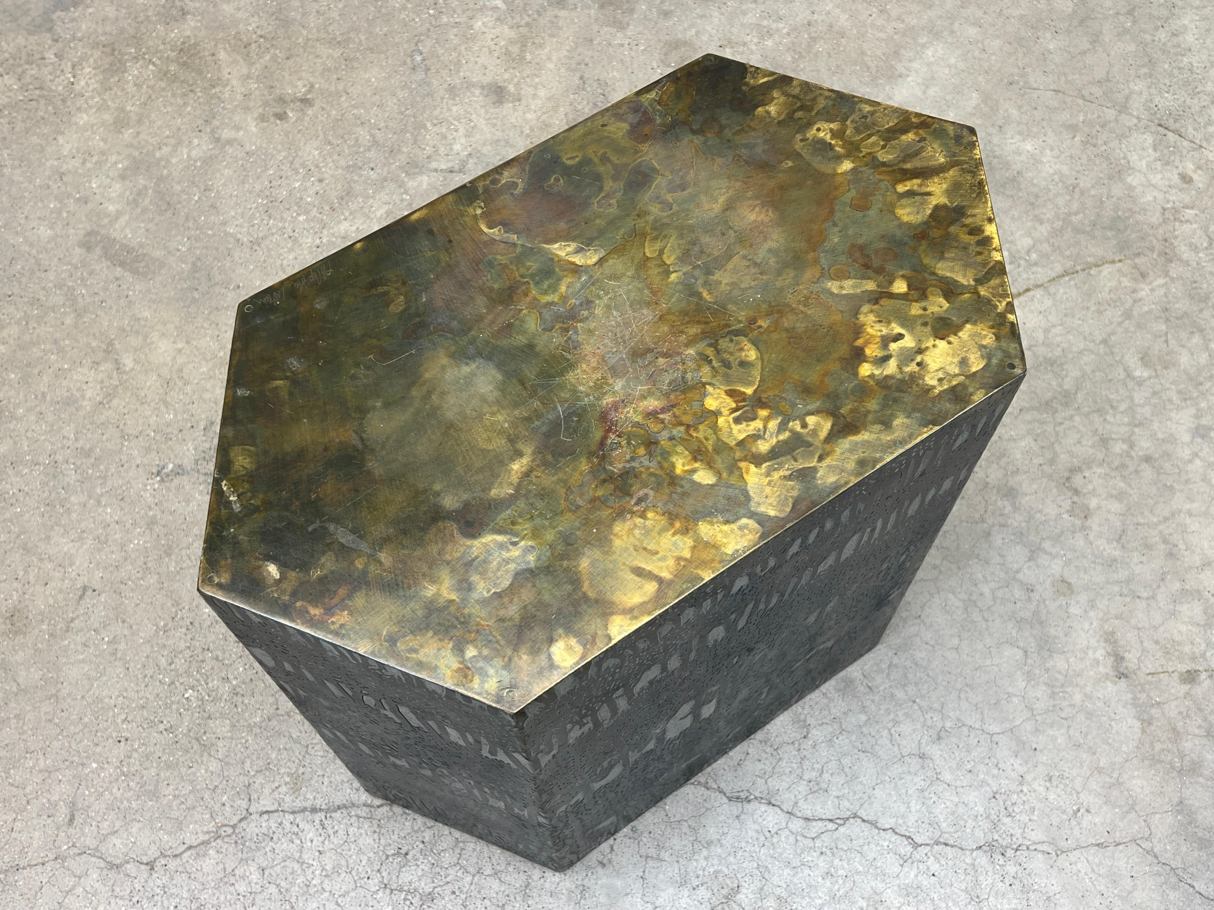 Rare Eternal Forest Side Table by Philip and Kelvin Laverne 9