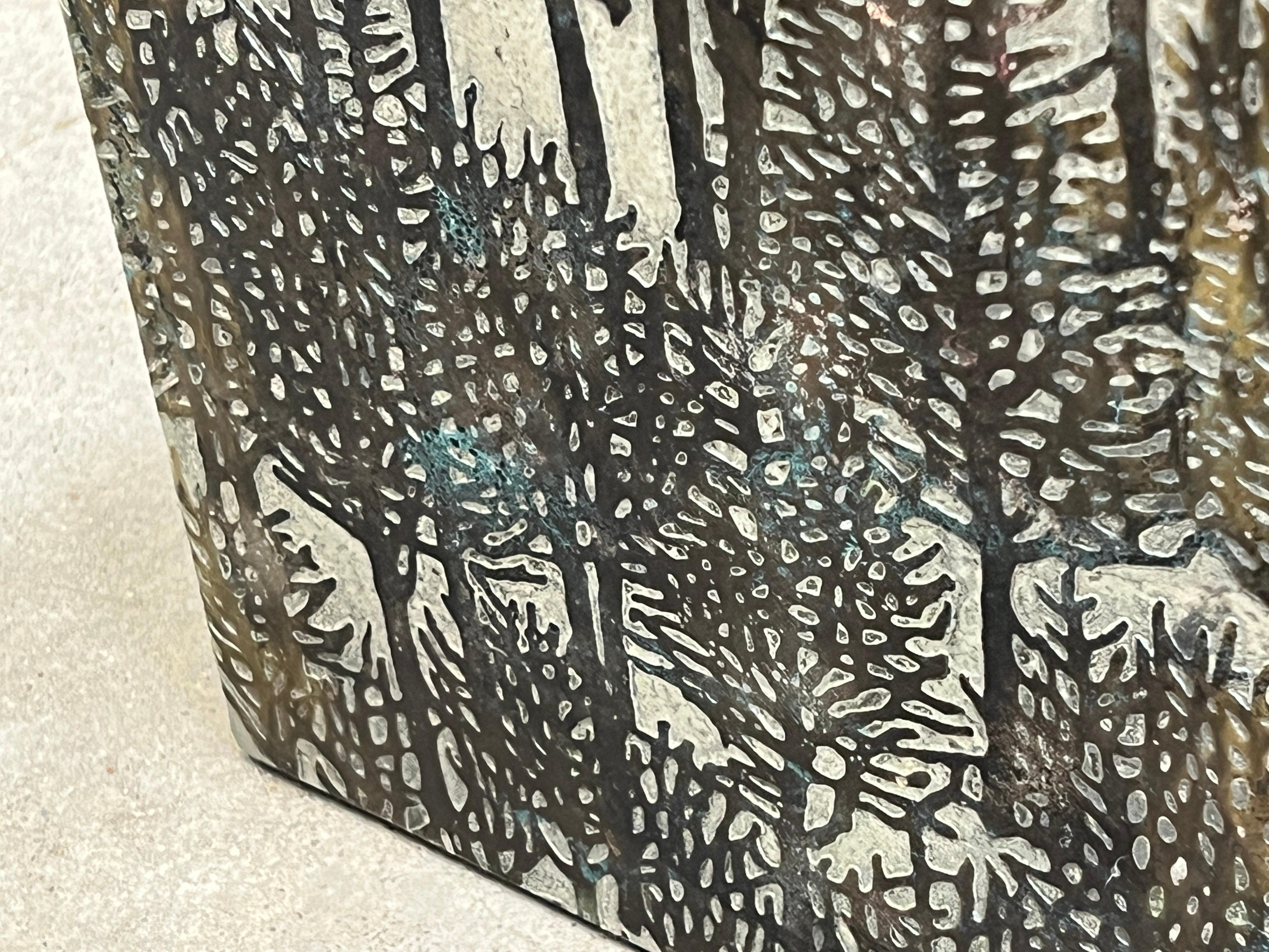 Rare Eternal Forest Side Table by Philip and Kelvin Laverne 10