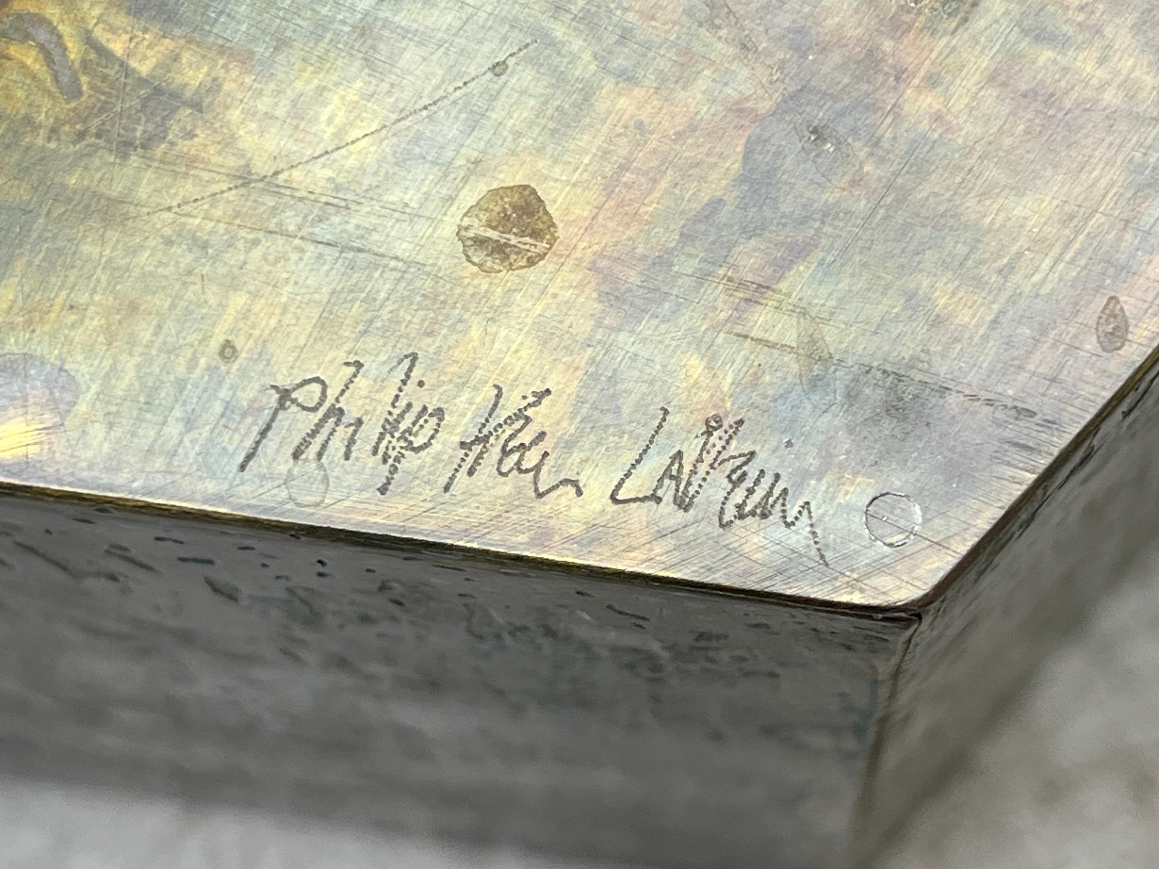 Rare Eternal Forest Side Table by Philip and Kelvin Laverne 1