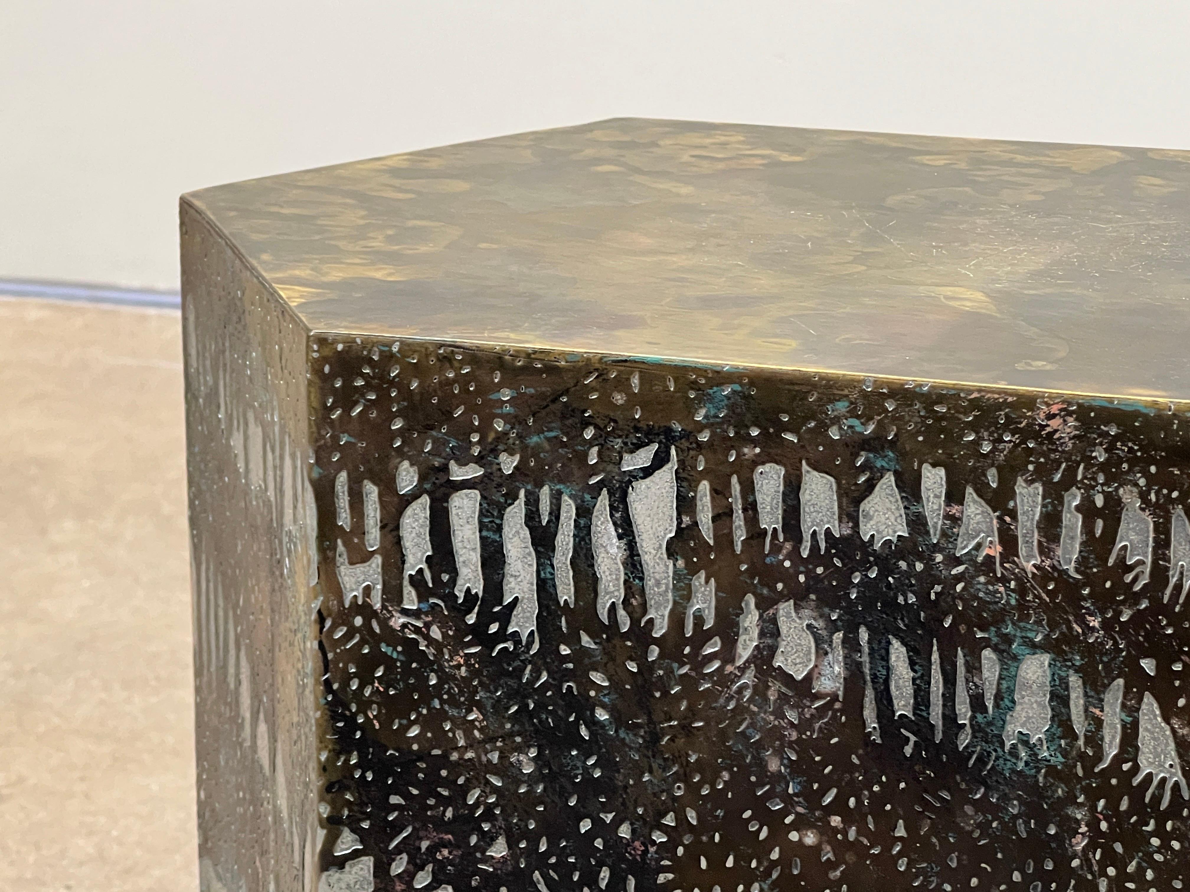 Rare Eternal Forest Side Table by Philip and Kelvin Laverne 3