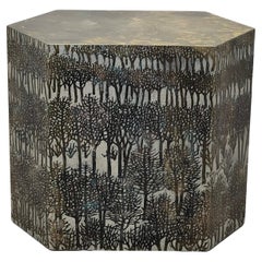 Rare Eternal Forest Side Table by Philip and Kelvin Laverne