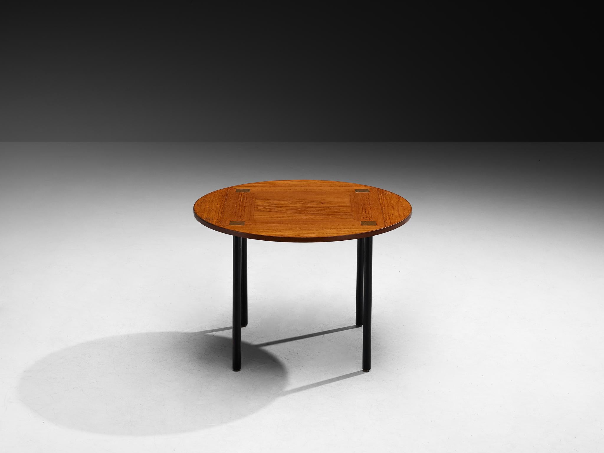 Bronze Rare Ettore Sottsass for Poltronova Dining Table in Teak For Sale