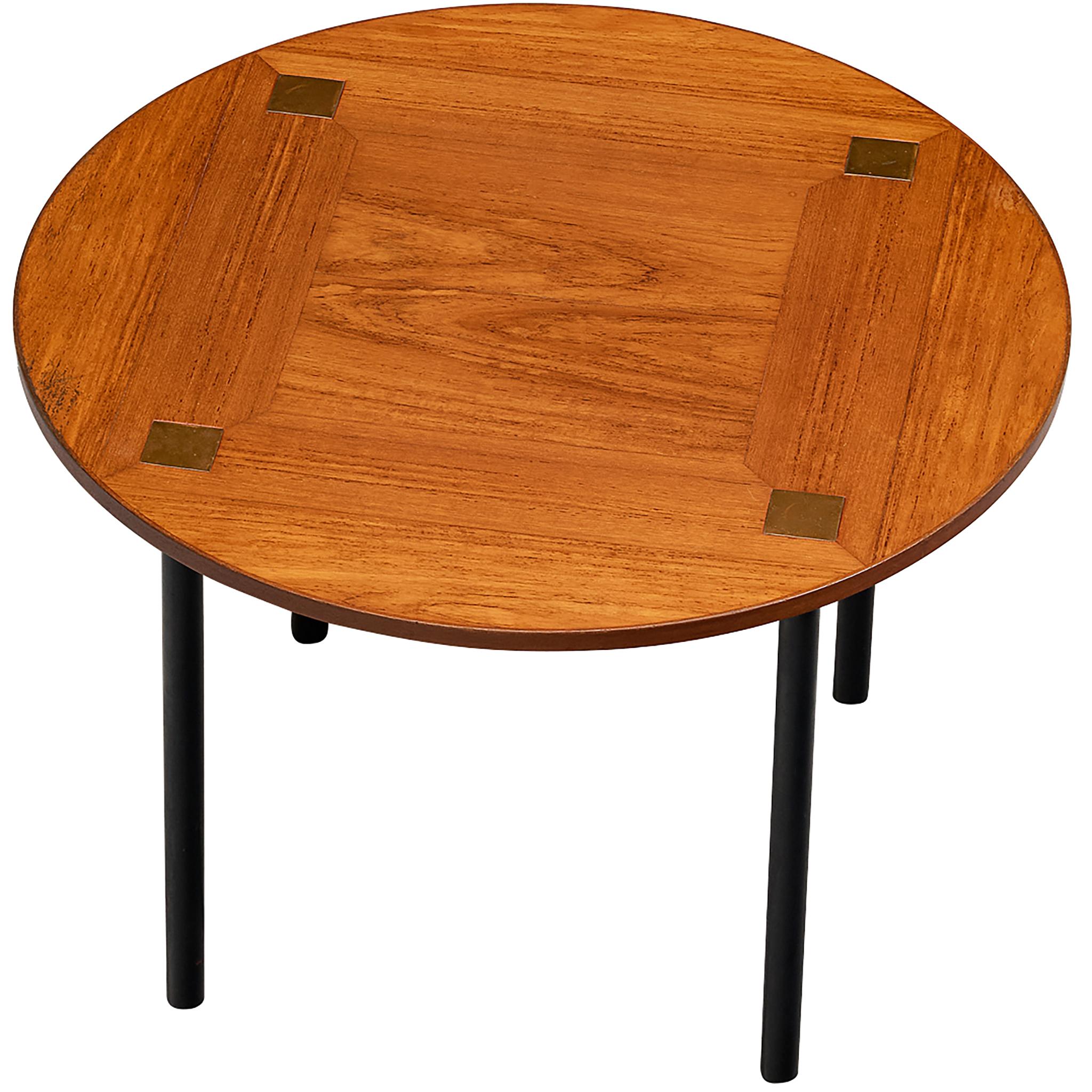 Rare table de salle à manger en teck d'Ettore Sottsass pour Poltronova