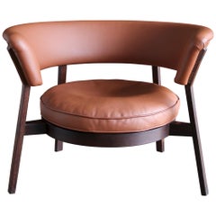 Rare Eugenio Gerli P28 Lounge Chair for Tecno, circa 1958
