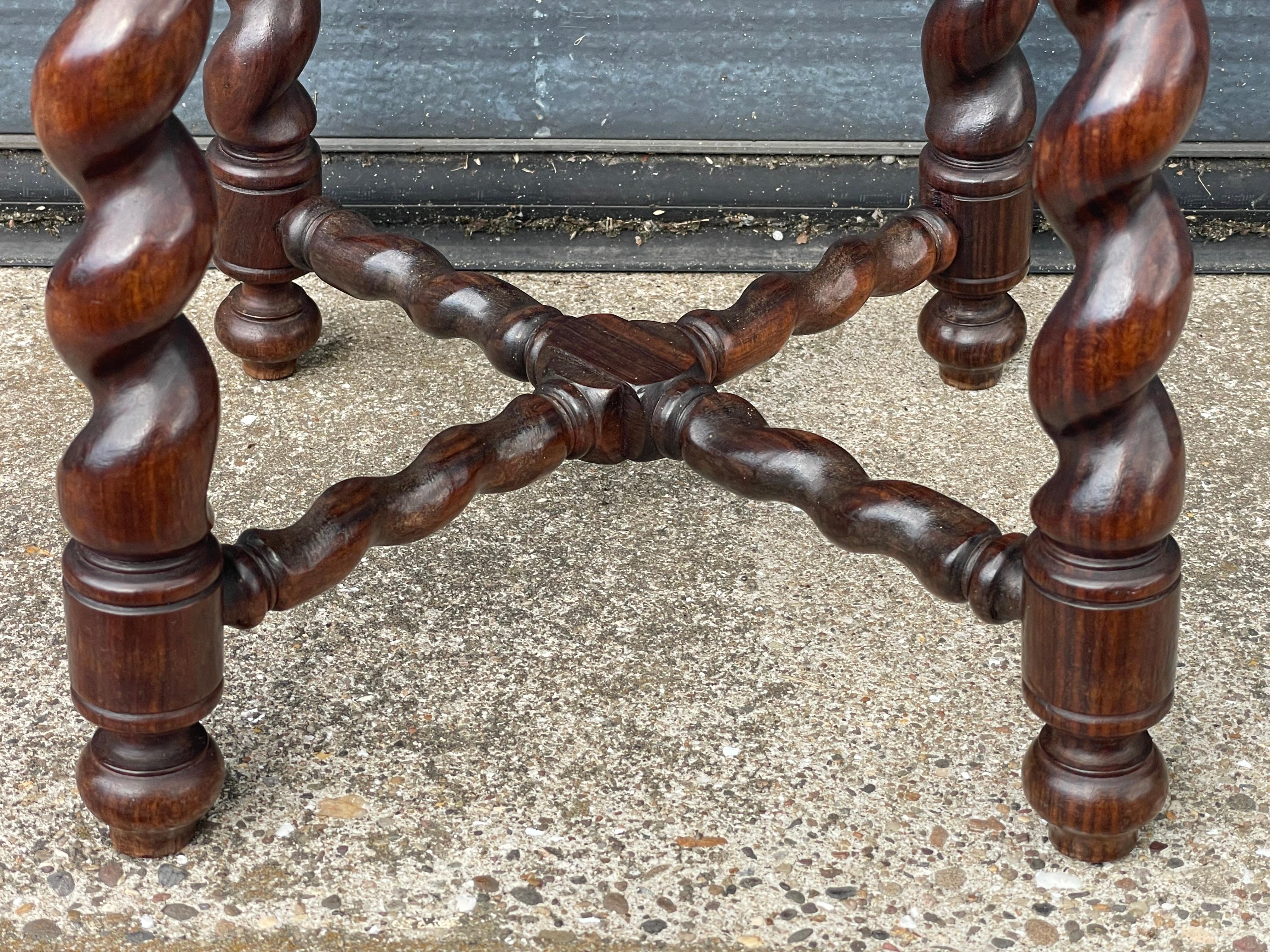 Southeast Asian Rare & Exclusive Antique Dutch Colonial Coromandel Wooden End or Side Table