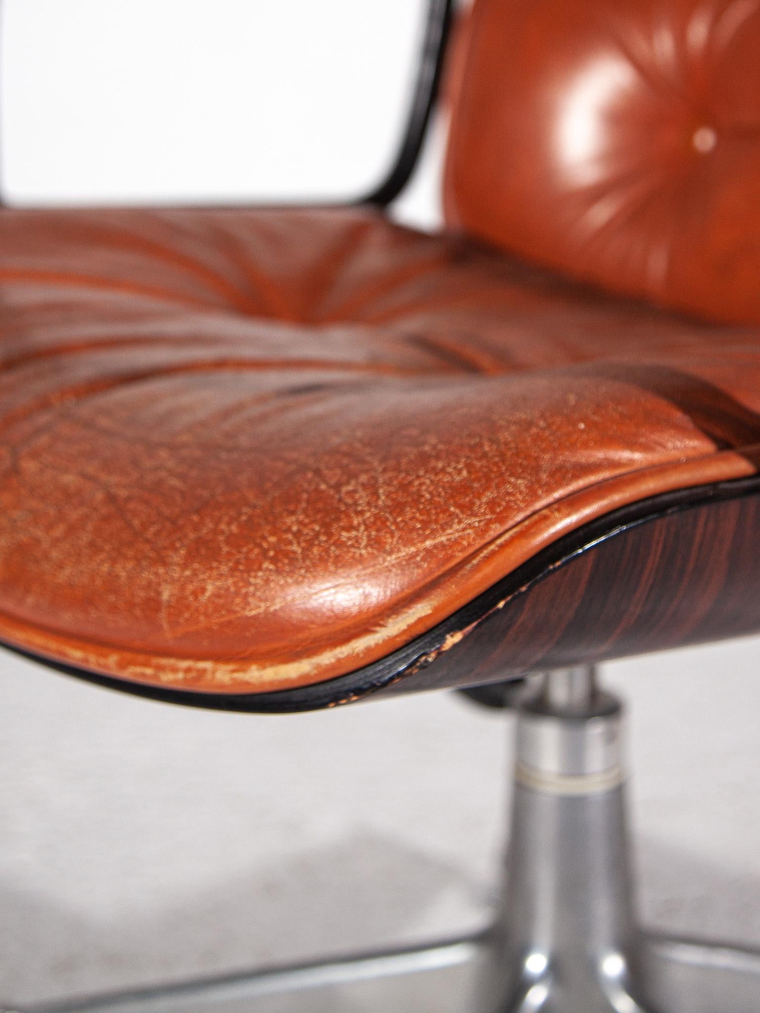 Rare Executive Arm Desk Chair for Mobli Italiani Moderni, Rome 4
