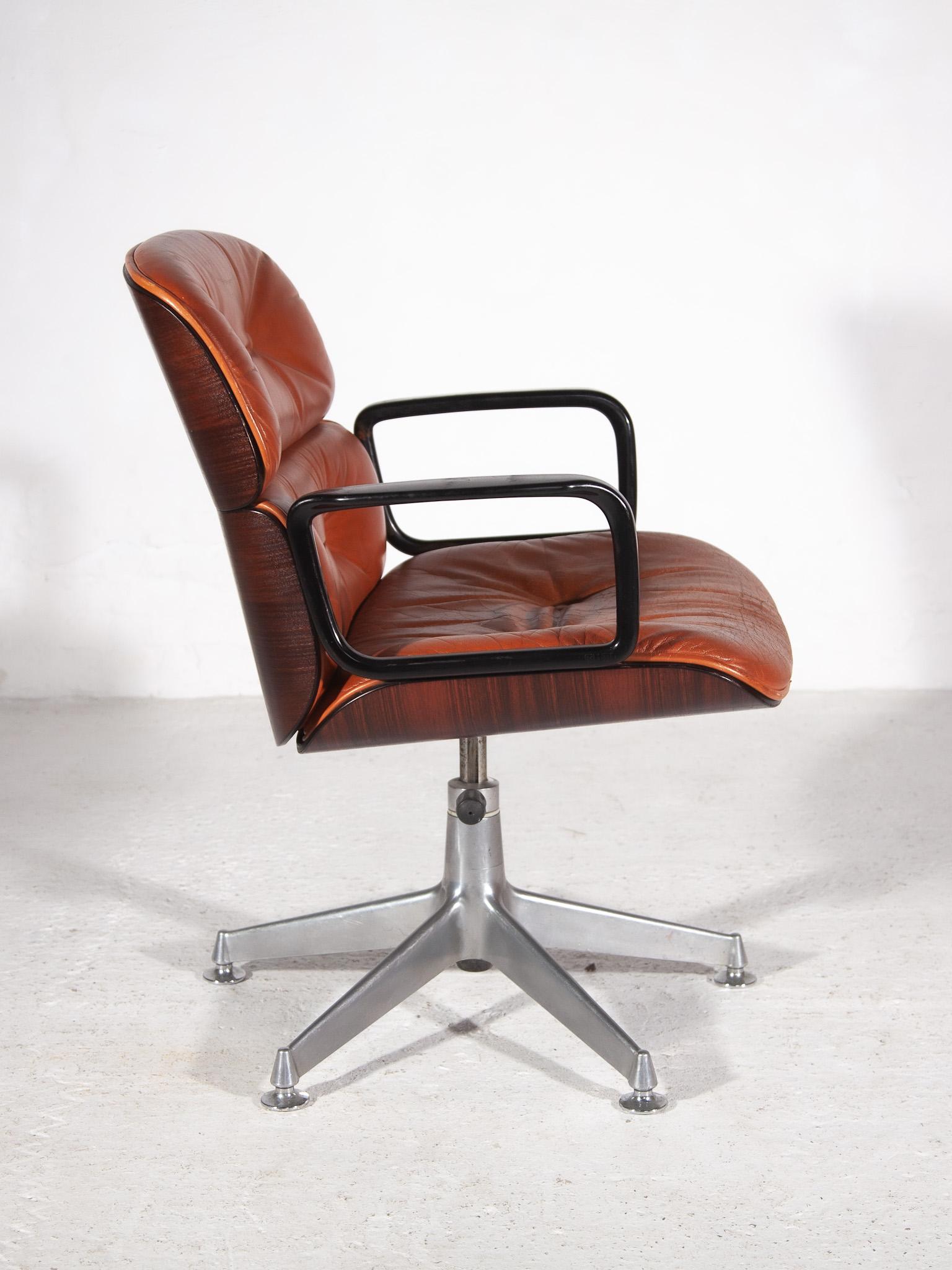 Rare Executive Arm Desk Chair for Mobli Italiani Moderni, Rome 2