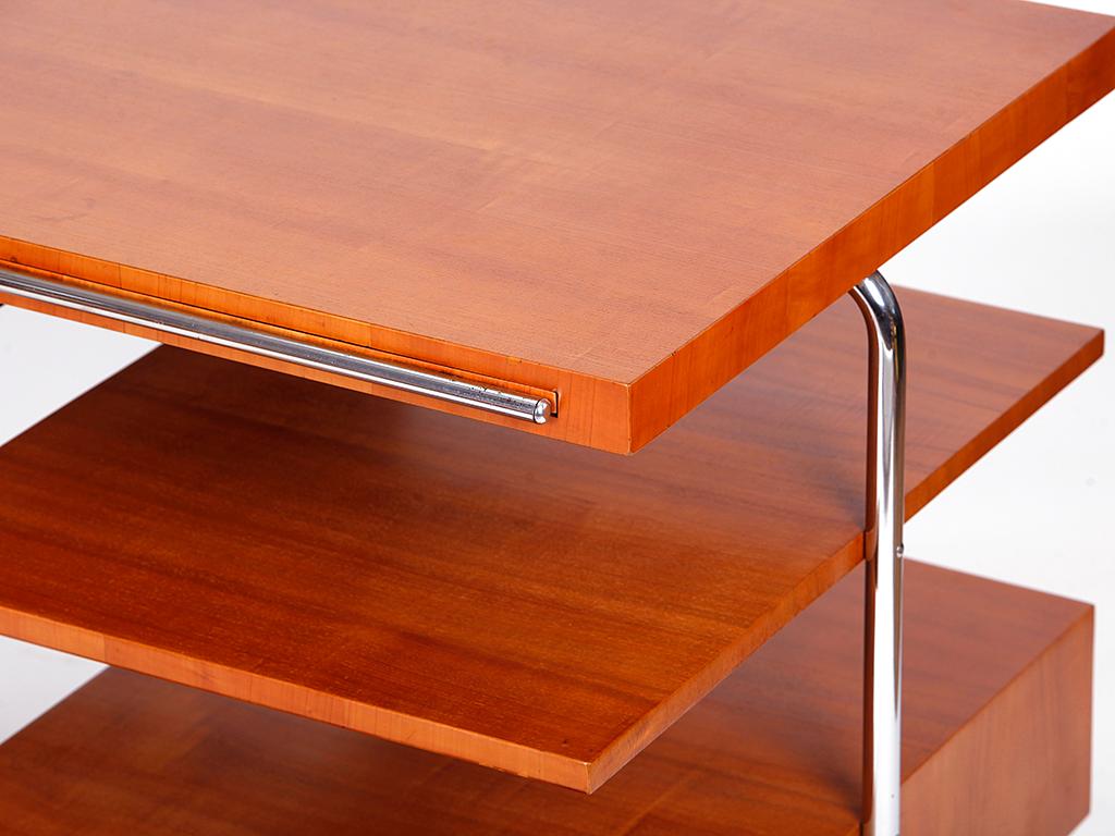 Rare Executive Tubular Steel Desk by Mücke-Melder, 1930s For Sale 4