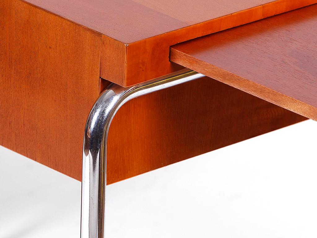 Rare Executive Tubular Steel Desk by Mücke-Melder, 1930s For Sale 7