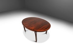 Rare Expansion Table, Rosewood, Sven Ellekaer, Heltborg Mobler, Denmark, 1960s