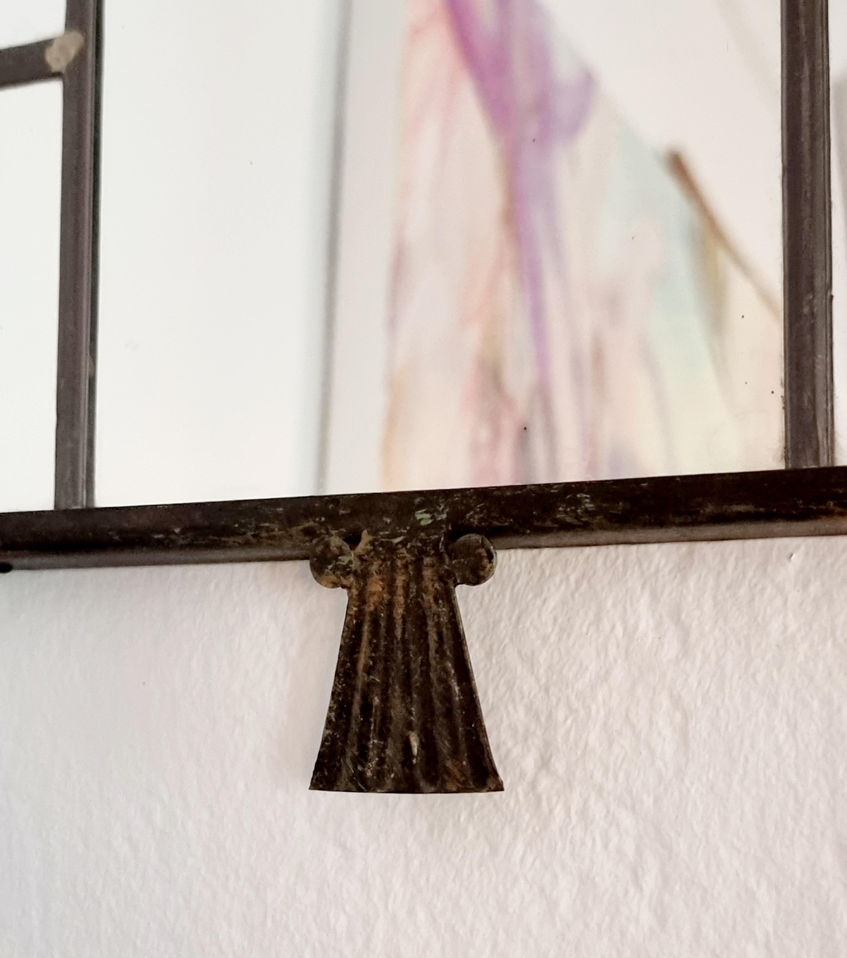 Rare, exquisite Swedish Art Deco mirror by Arvid Böhlmarks. 3