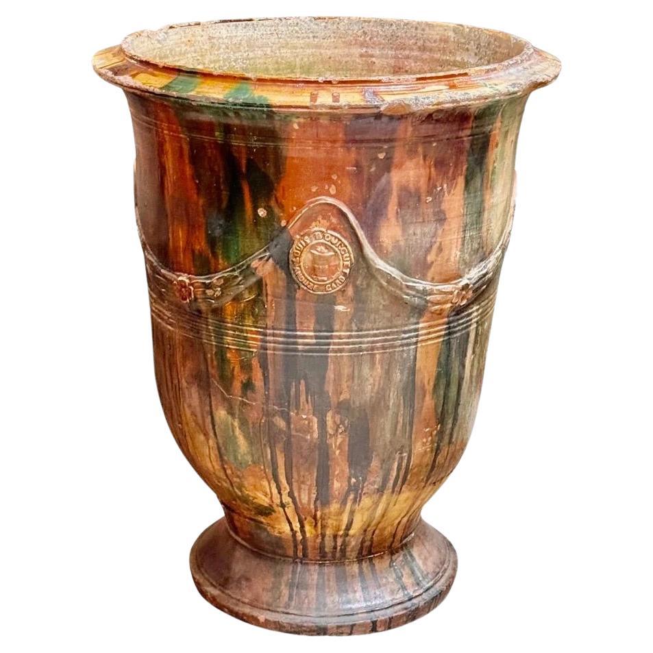 Rare Extra Large 19th Century Anduze Planter For Sale