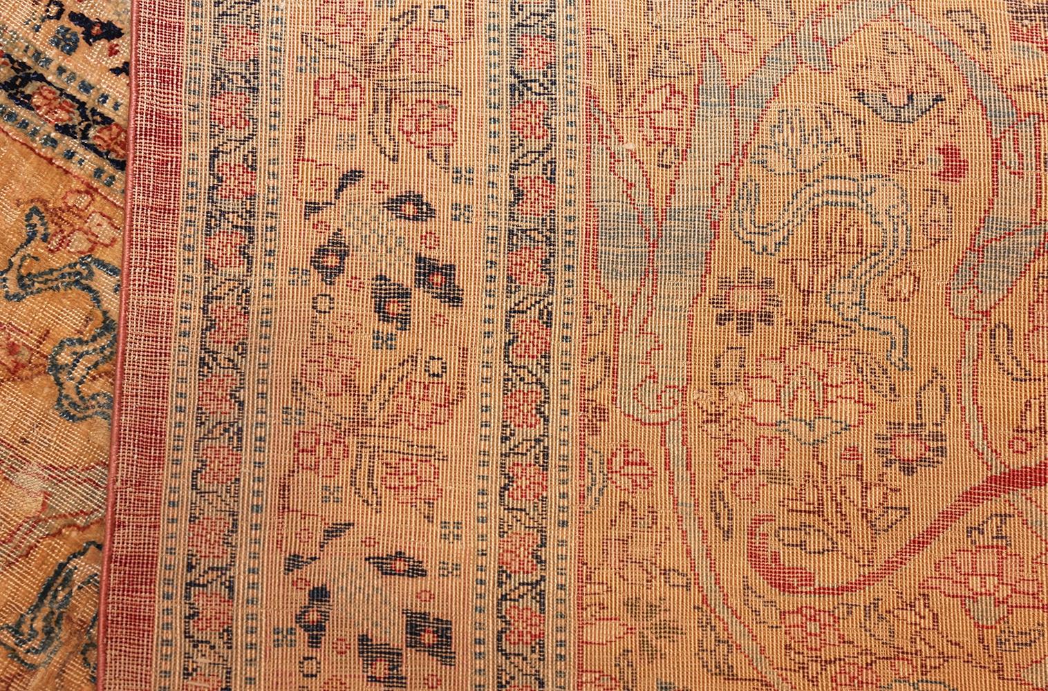 Antique Persian Silk Tabriz by Haji Jalili. 15 ft 8 in x 24 ft 6 in For Sale 9