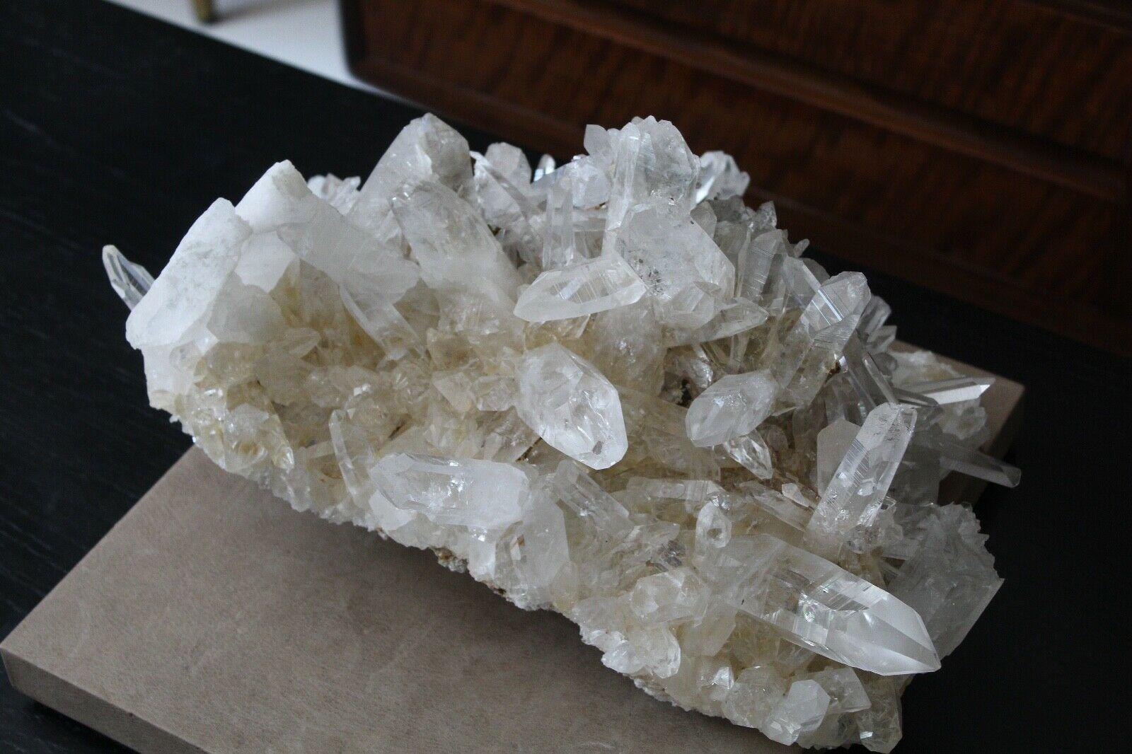large natural quartz crystal