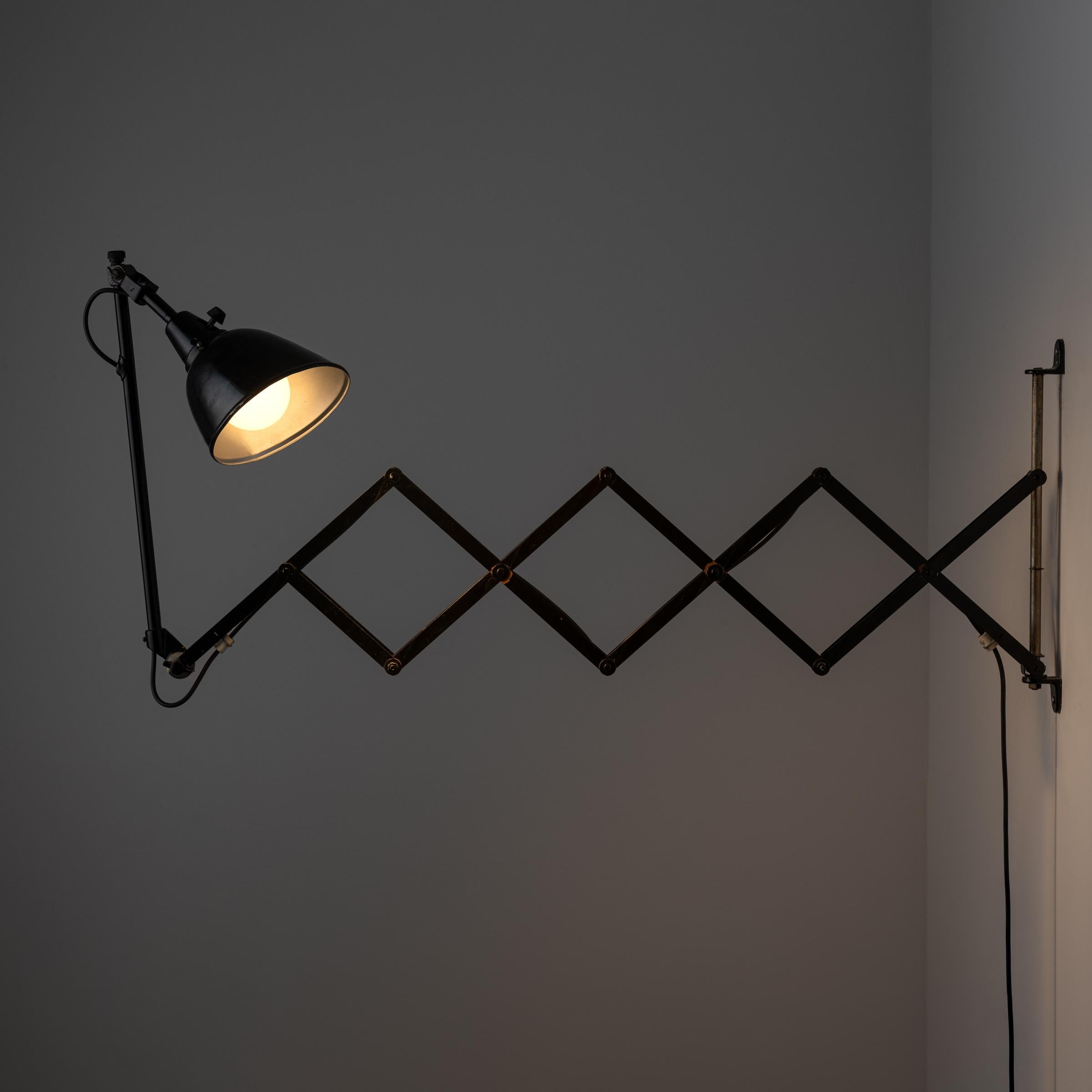 German Rare Extra Large Wall Light by Curt Fischer for Midgard For Sale