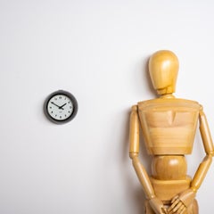 Raro orologio da parete extra piccolo in bachelite vintage di Gent of Leicester - IG221303E