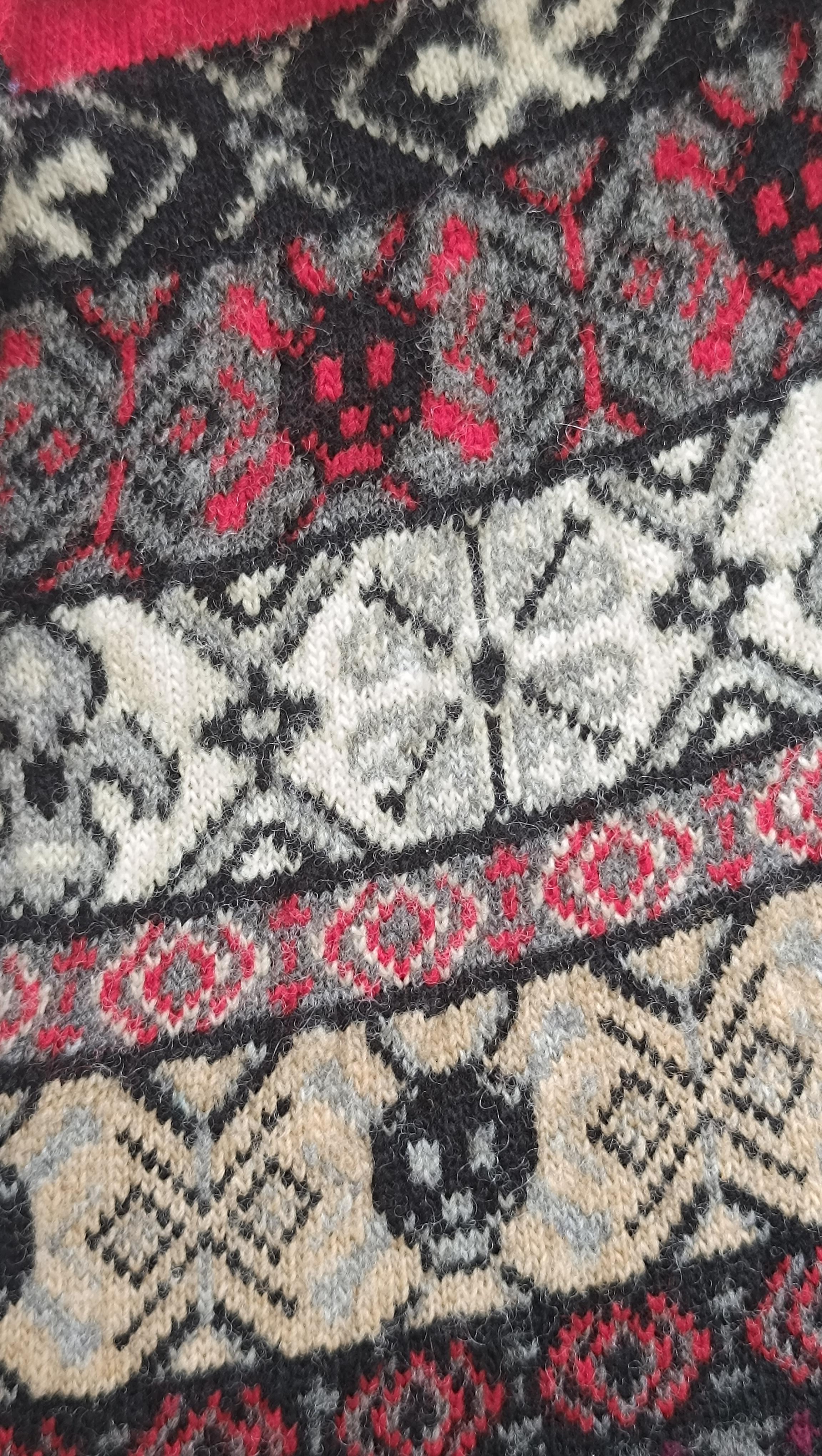Rare F/W 2005 Alexander McQueen Pull / cardigan en laine bouillie Isle Of You en vente 11
