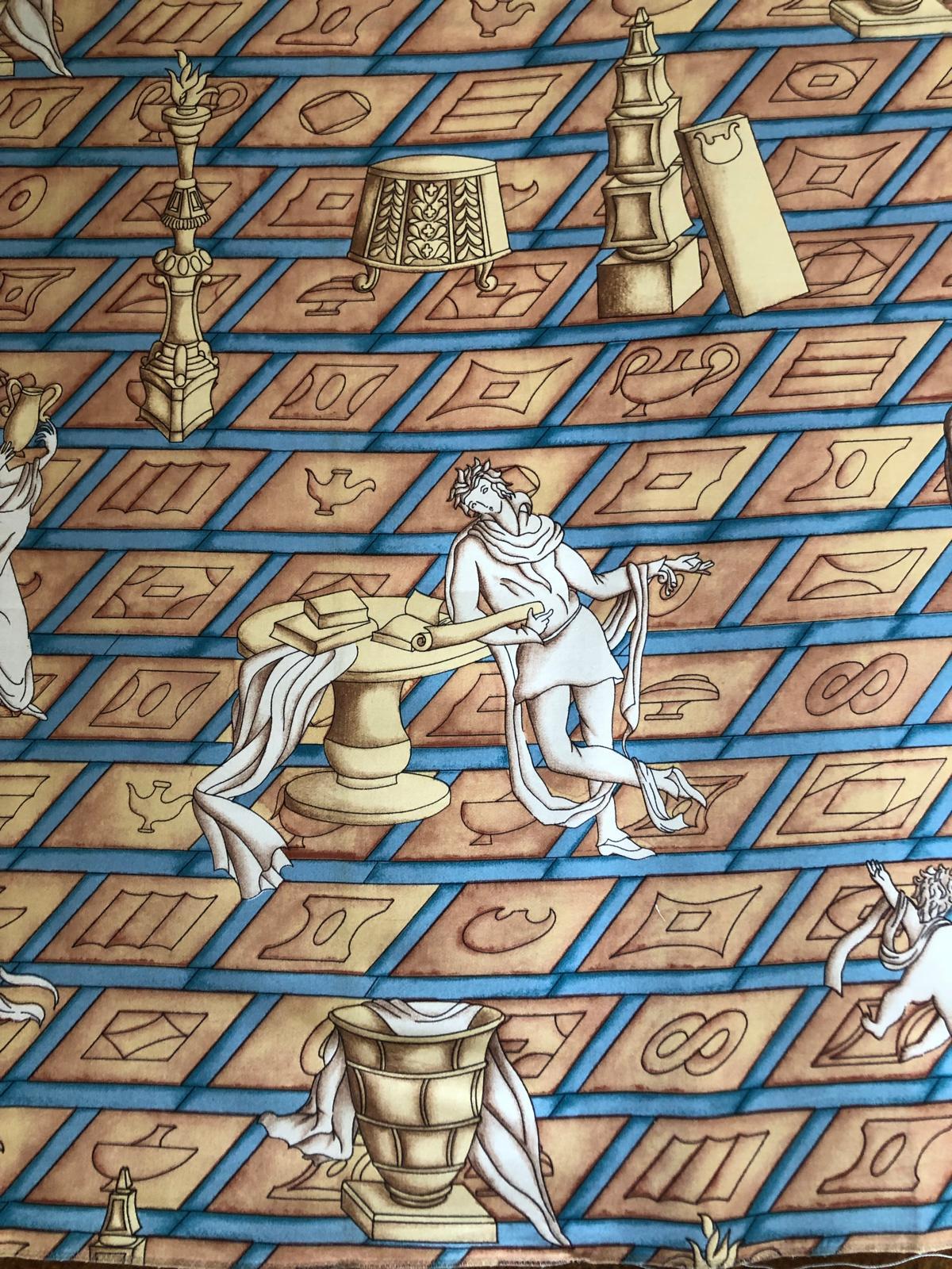 Seltene, von Gio Ponti entworfene Stofftafel (Italienisch) im Angebot