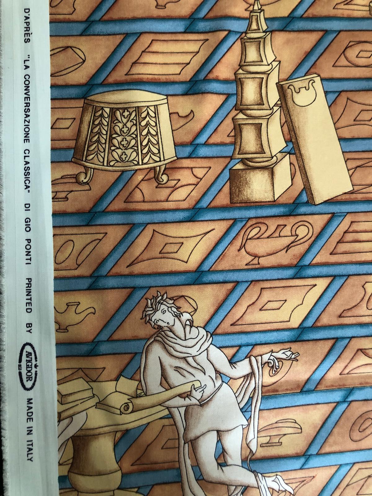 Seltene, von Gio Ponti entworfene Stofftafel im Zustand „Hervorragend“ im Angebot in Saint ouen, FR