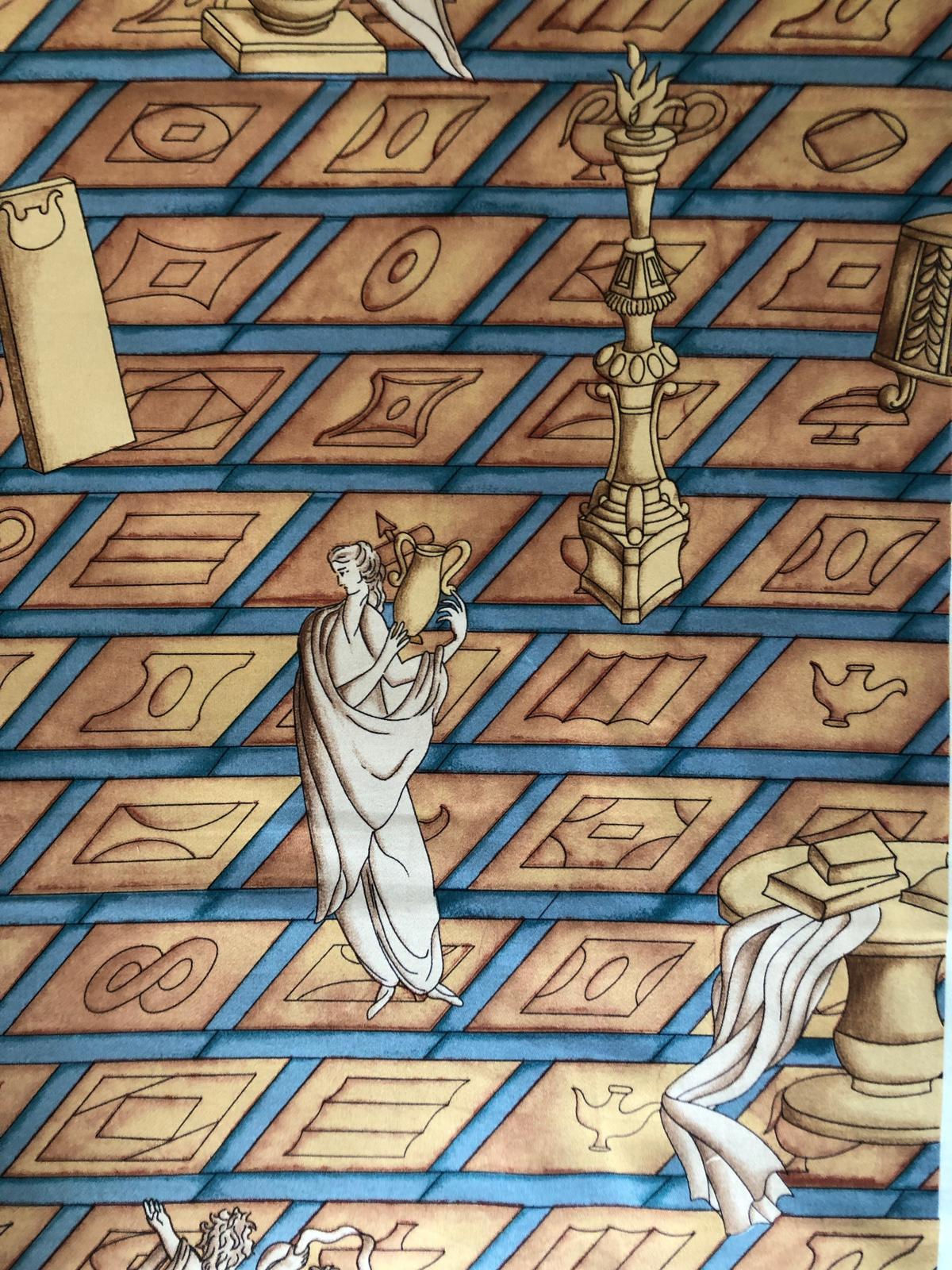 Seltene, von Gio Ponti entworfene Stofftafel (20. Jahrhundert) im Angebot
