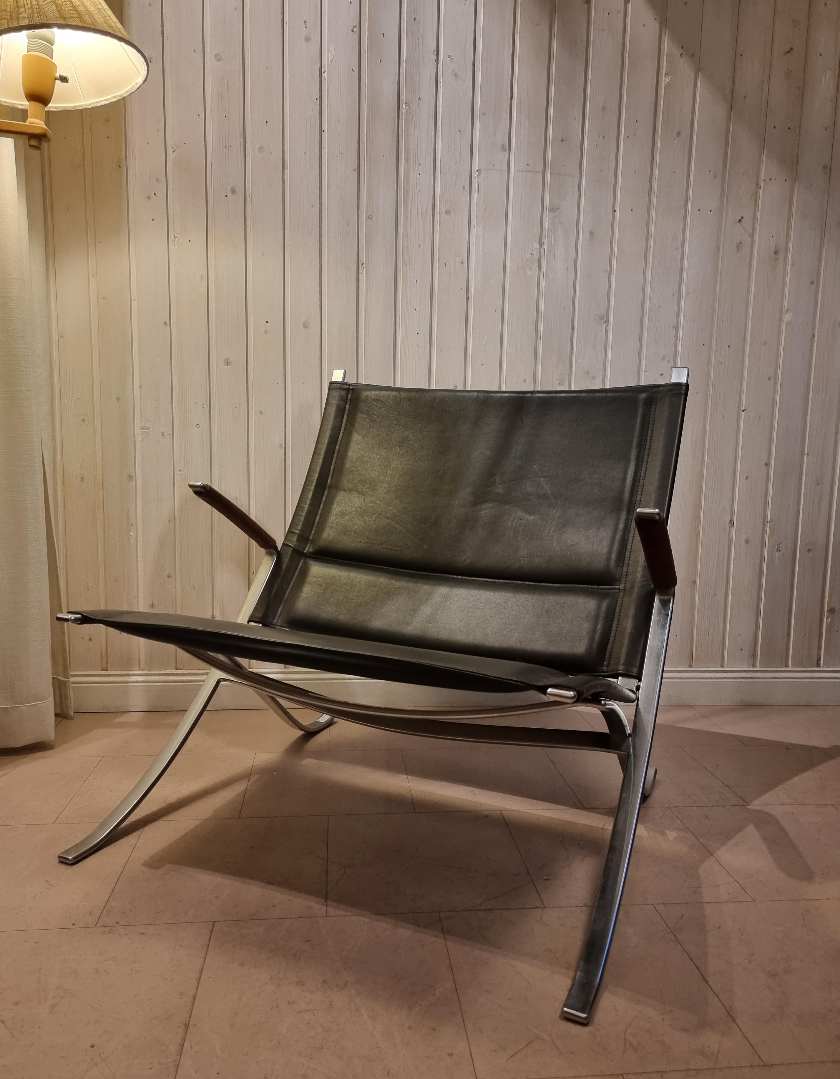 Allemand Fabricius & Kastholm fauteuil FK82/X rare, Kill International, moderne du milieu du siècle dernier