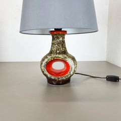 Rare Fat Lava Ceramic Pottery Table Light by Dümler and Breiden, Germany, 1970s