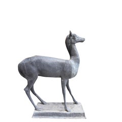 Rare fawn in lead circa 1900