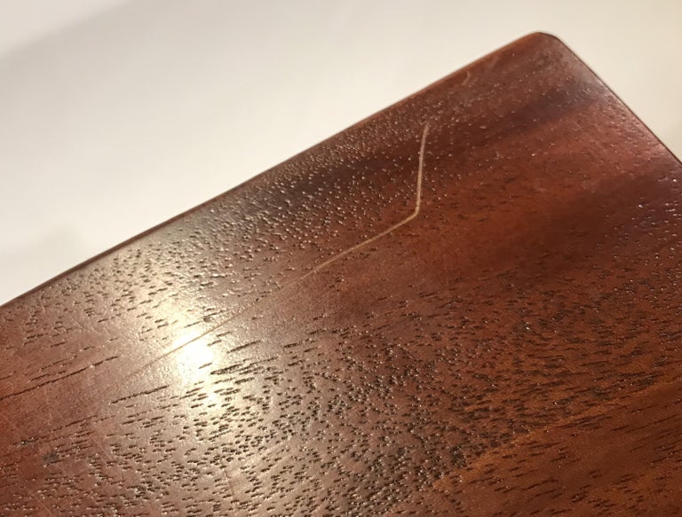 Server Table Federal Rare Federal Inlaid Mahogany Server or Side Table with Drawer, circa ...