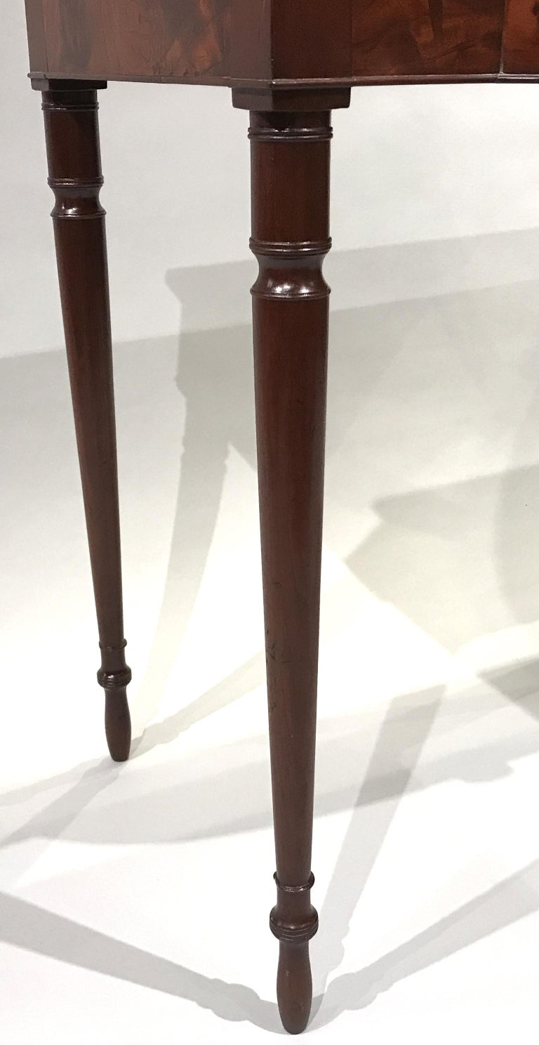 Server Table Federal Rare Federal Inlaid Mahogany Server or Side Table with Drawer, circa ...