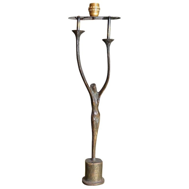 Rare Felix Agostini Table Lamp