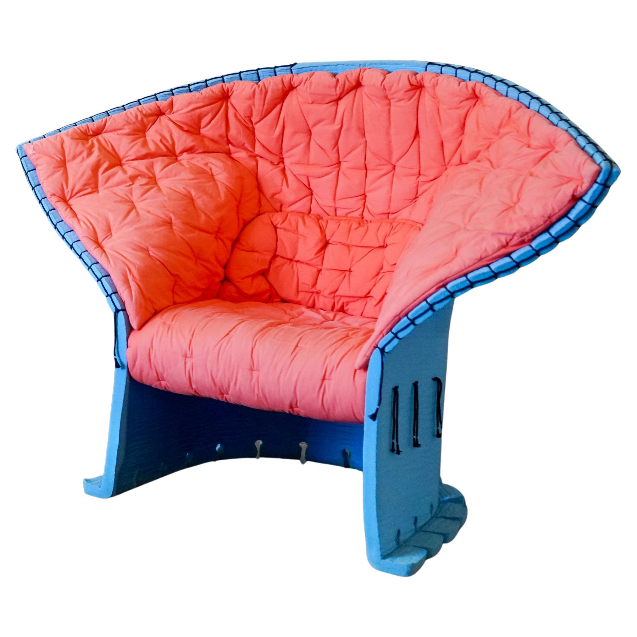 Rare Feltri Chair by Gaetano Pesce