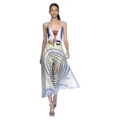 Seltenes Fendi by Karl Lagerfeld Original LaufstegkleidDie Chinesische Mauer 2008