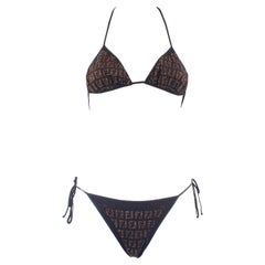 Rare Fendi Crystal Embellished Bikini