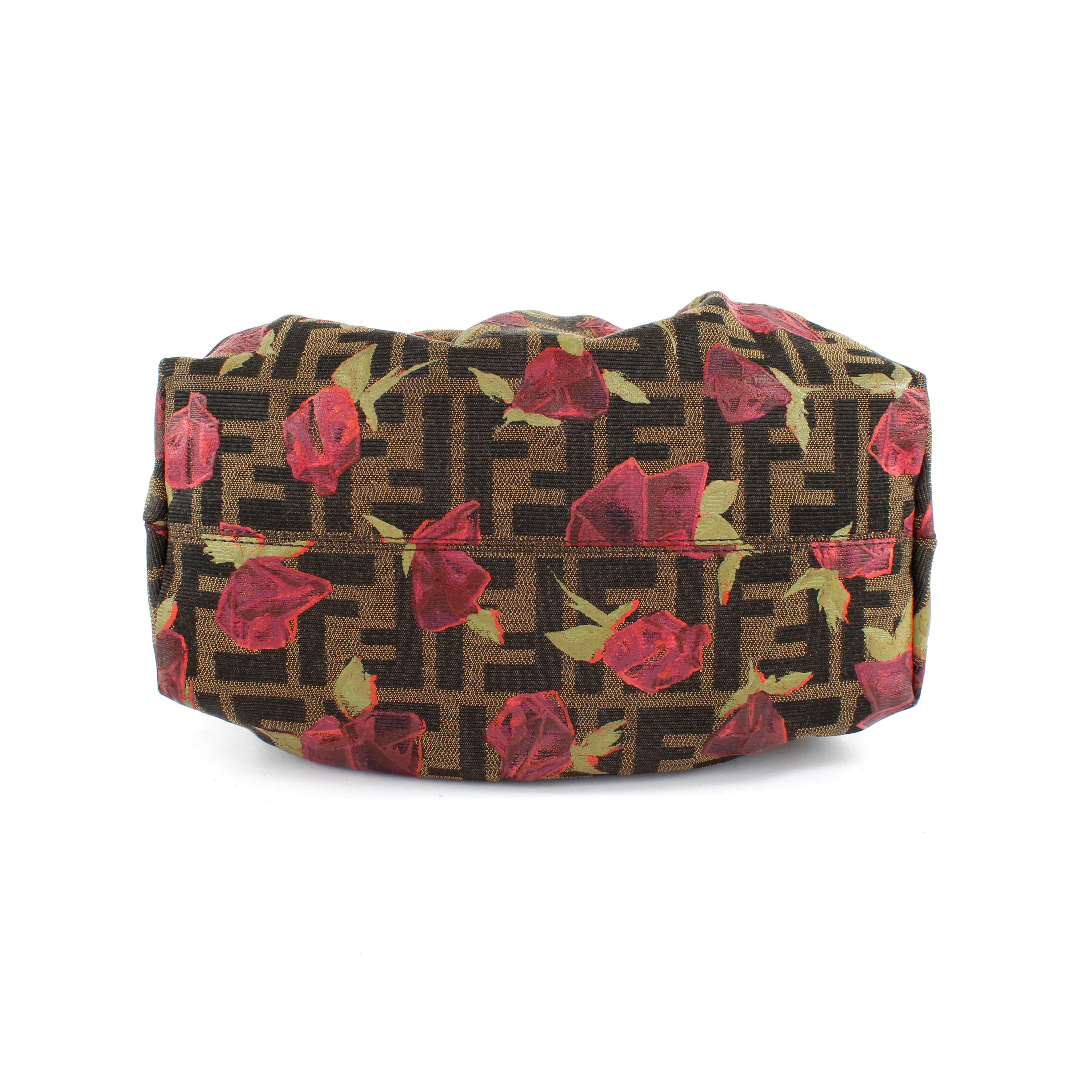 Rare Fendi Hand-painted Zucca Bag For Sale 2