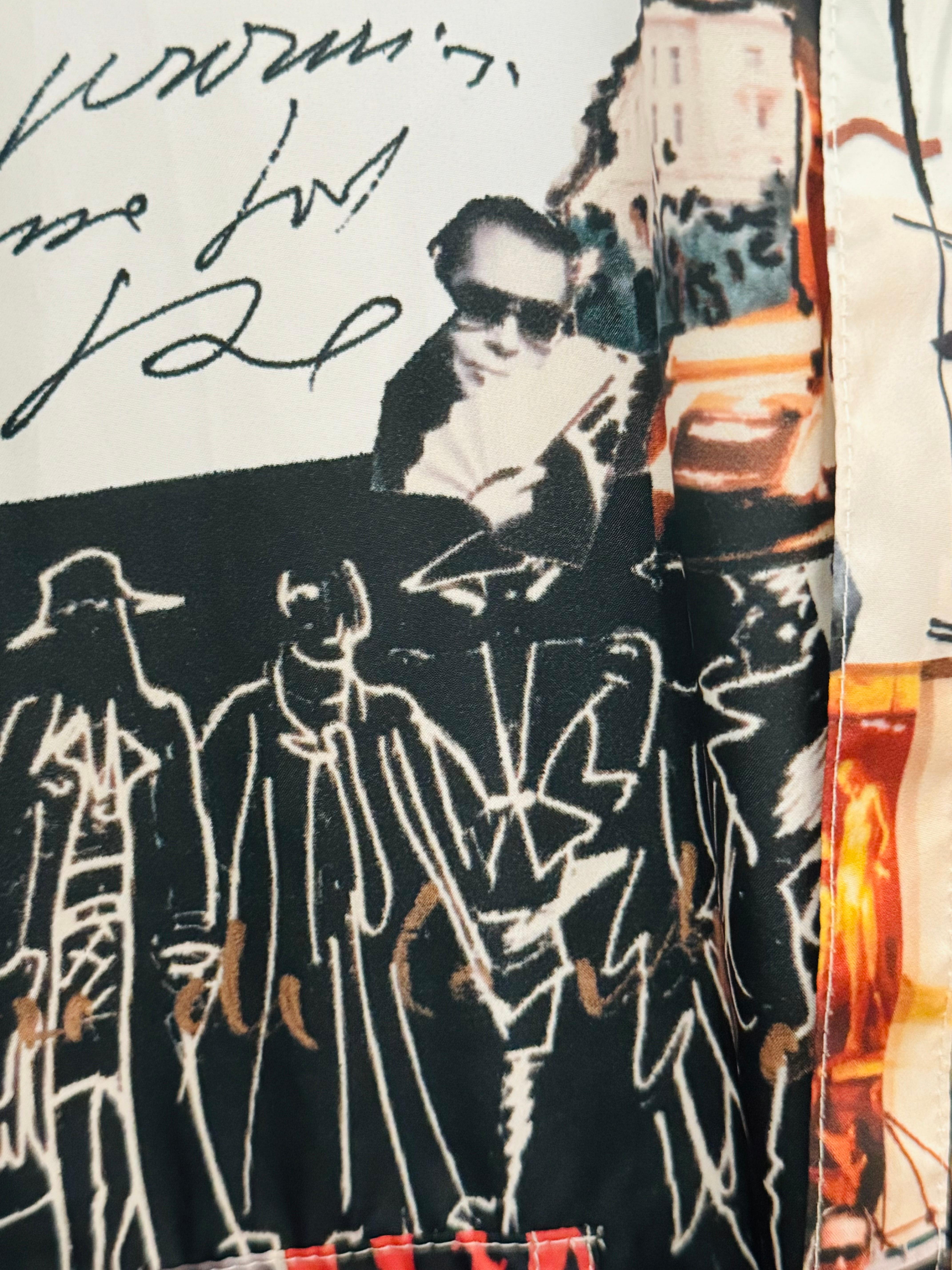 Rare Fendi Runway 2019 Karl Kollage trench coat  For Sale 1